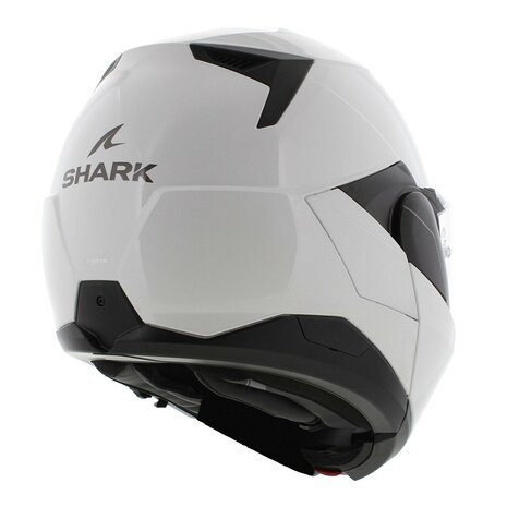 Shark Oxo helm solid glans wit - systeemhelm motorhelm