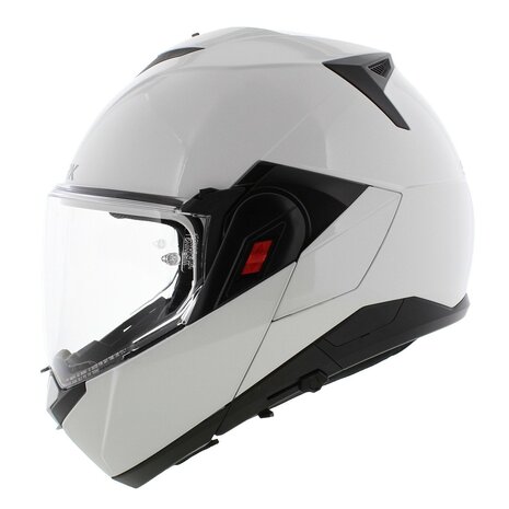 Shark Oxo helm solid glans wit - systeemhelm motorhelm