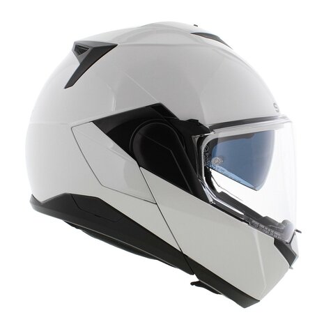 Shark Oxo helm solid glans wit - systeemhelm motorhelm