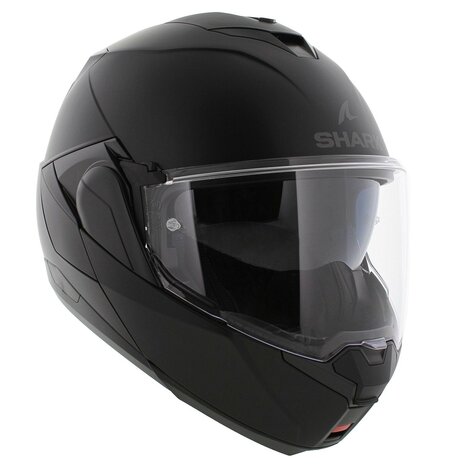 Shark Oxo helm solid mat zwart - systeemhelm motorhelm