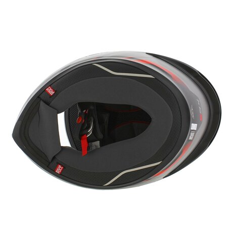 AGV K6 S Karve Motorhelm mat zwart grijs rood