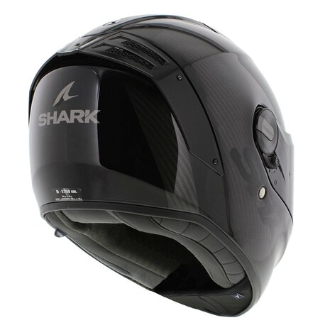 Shark Spartan RS carbon skin glans zwart motorhelm