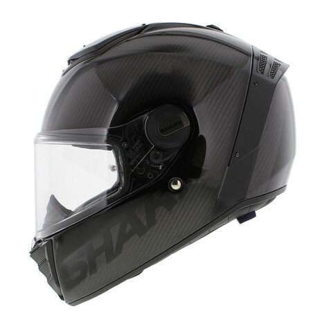 Shark Spartan RS carbon skin glans zwart motorhelm