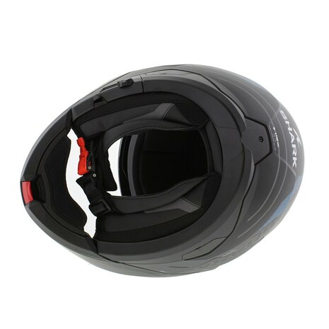 Shark Oxo systeemhelm motorhelm Rydger mat antraciet blauw zwart