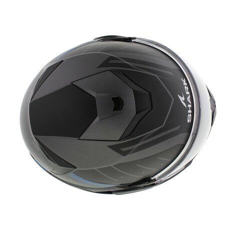 Shark Oxo systeemhelm motorhelm Rydger mat antraciet blauw zwart