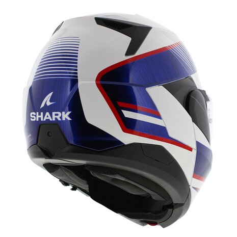 Shark Oxo systeemhelm motorhelm Sikter wit rood blauw