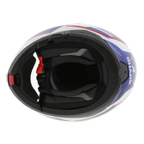 Shark Oxo systeemhelm motorhelm Sikter wit rood blauw