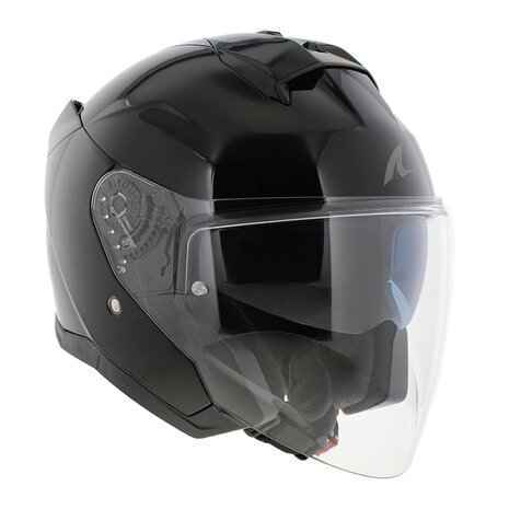 Shark Skwal Jet helm solid glans zwart