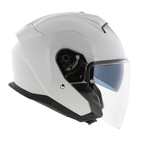 Shark Skwal Jet helm solid glans wit
