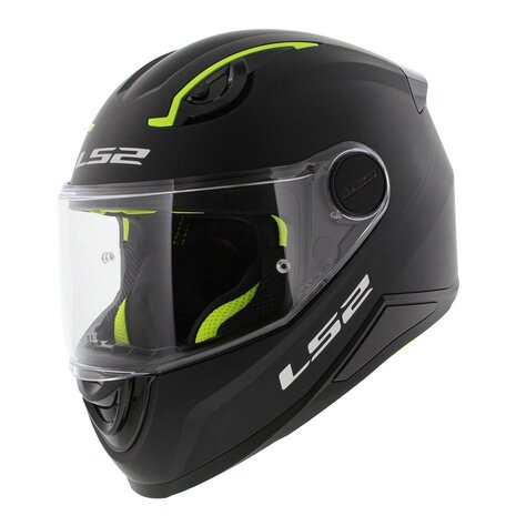 LS2 FF812 kinder integraal helm solid mat zwart