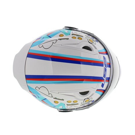 LS2 FF812 kinder integraal helm Next Level glans wit