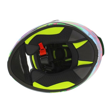 LS2 FF812 kinder integraal helm Svent glans blauw groen