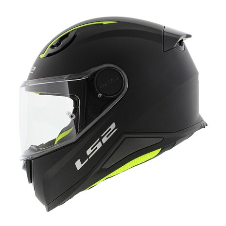 LS2 FF812 kinder integraal helm solid mat zwart