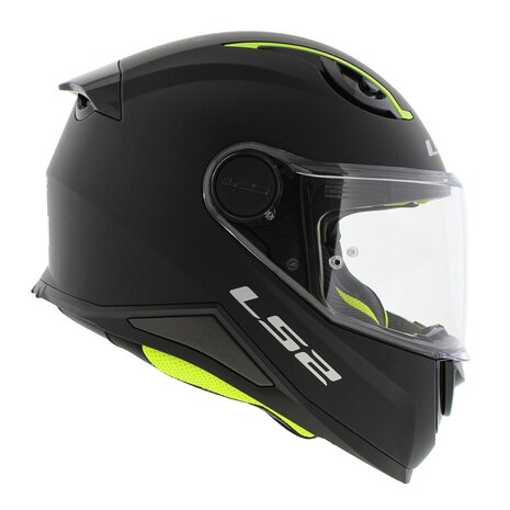 LS2 FF812 kinder integraal helm solid mat zwart