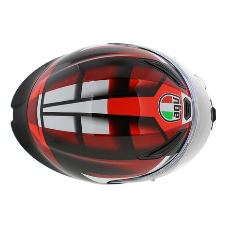 AGV K1 S Motorhelm Fastlap zwart blauw rood