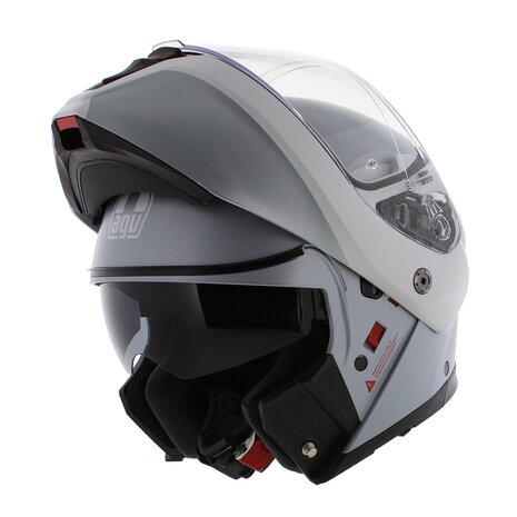AGV Streetmodular systeemhelm Levico licht grijs zilver
