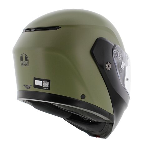 AGV Streetmodular systeemhelm Mono Pastello mat groen zwart