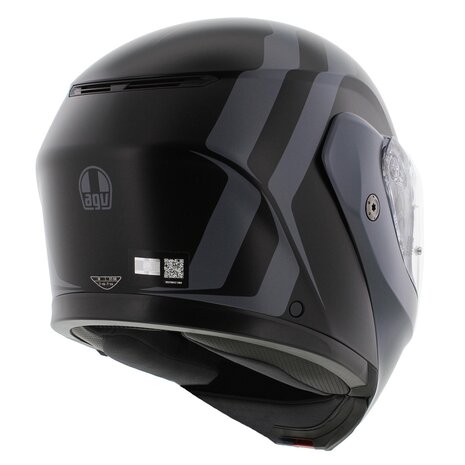 AGV Streetmodular systeemhelm Resia mat zwart grijs
