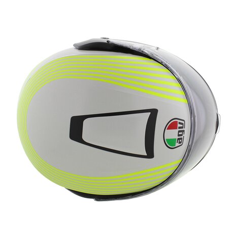 AGV Streetmodular systeemhelm Iseo mat wit zwart fluo geel