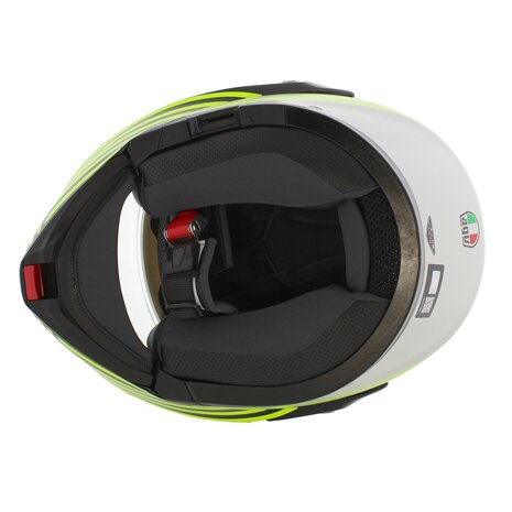 AGV Streetmodular systeemhelm Iseo mat wit zwart fluo geel