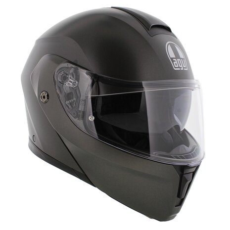 AGV Streetmodular systeemhelm Mono Asfalto mat grijs