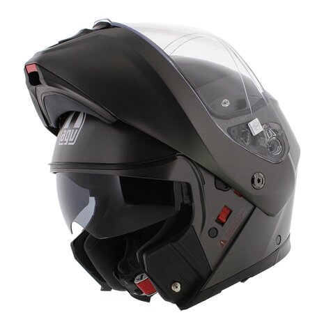 AGV Streetmodular systeemhelm Mono Asfalto mat grijs