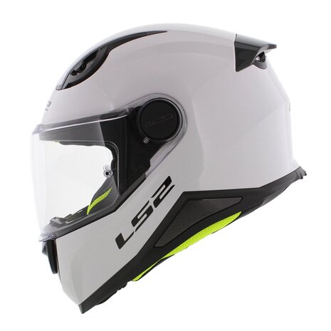 LS2 FF812 kinder integraal helm solid glans wit