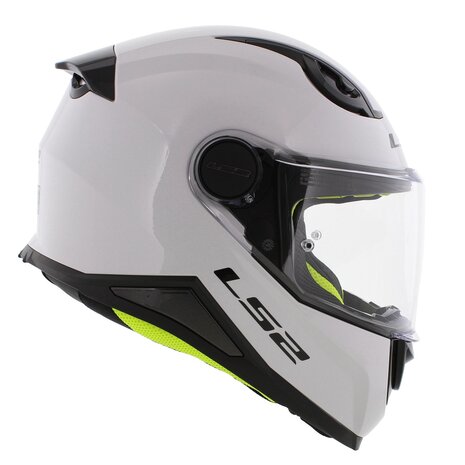 LS2 FF812 kinder integraal helm solid glans wit