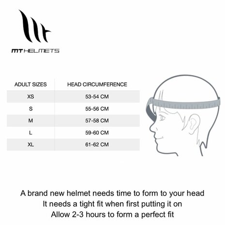MT Street S helm mat grijs