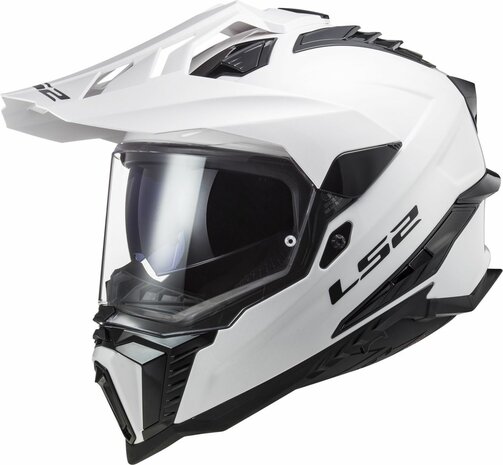 LS2 MX701 Explorer Adventure helm solid wit