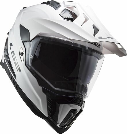 LS2 MX701 Explorer Adventure helm solid wit