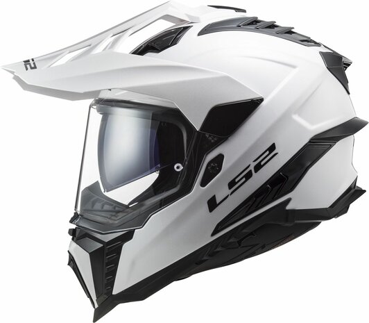 LS2 MX701 Explorer Adventure helm solid wit
