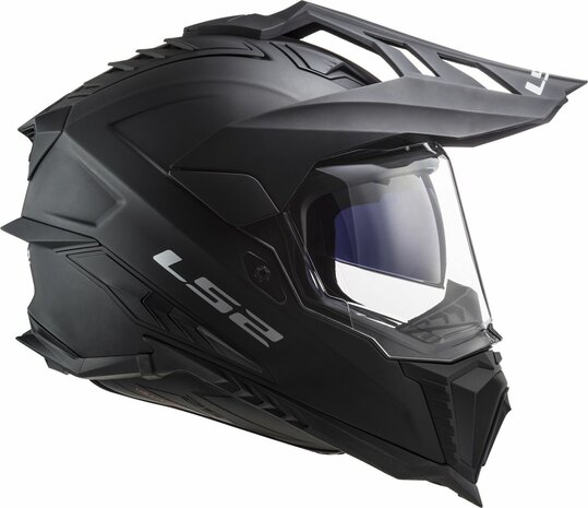 LS2 MX701 Explorer Adventure helm solid mat zwart