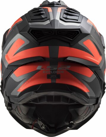 LS2 MX701 Explorer Adventure helm Alter mat zwart oranje