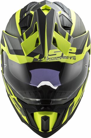 LS2 MX701 Explorer Adventure helm Alter mat zwart geel