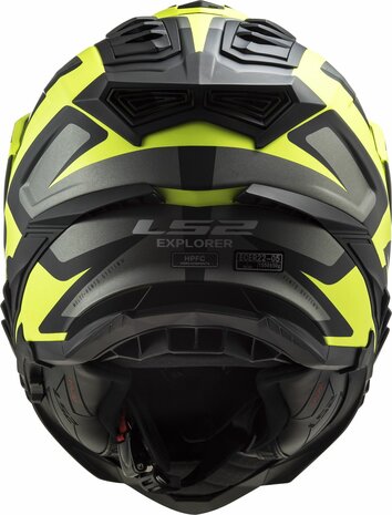 LS2 MX701 Explorer Adventure helm Alter mat zwart geel
