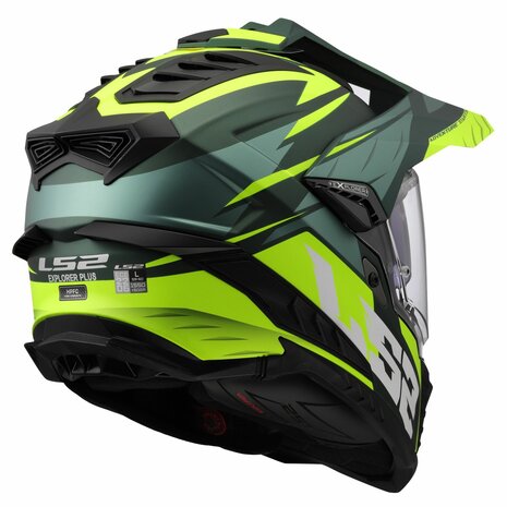 LS2 MX701 Explorer Adventure helm Spire groen geel