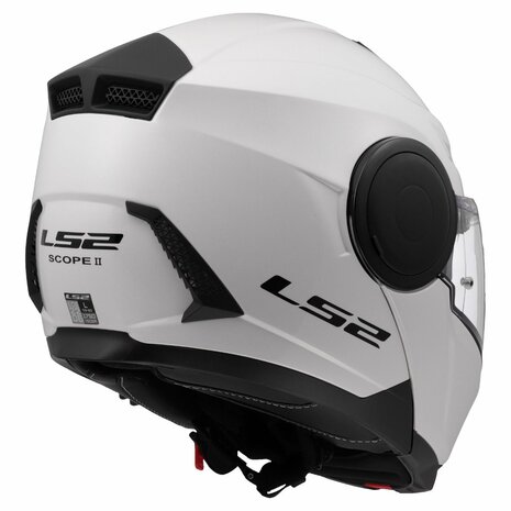 LS2 FF902 Scope II systeemhelm solid glans wit