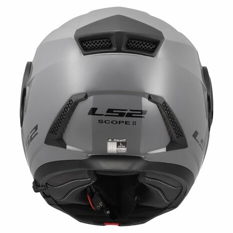 LS2 FF902 Scope II systeemhelm solid nardo grijs