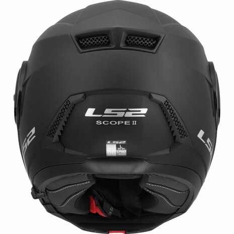 LS2 FF902 Scope II systeemhelm solid mat zwart