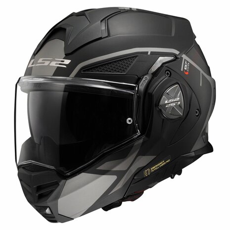 LS2 FF901 Advant X systeemhelm Metryk mat titanium