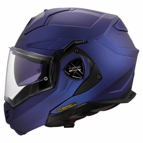 LS2 FF901 Advant X systeemhelm solid navy blauw