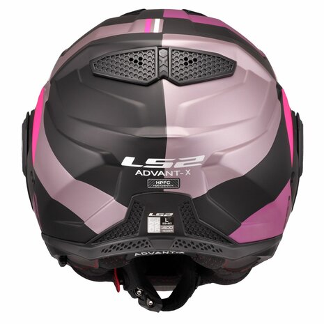 LS2 FF901 Advant X systeemhelm Ultra grijs paars