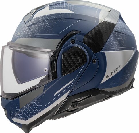 LS2 FF910 Advant II systeemhelm Astral mat blauw grijs