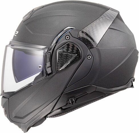 LS2 FF910 Advant II systeemhelm solid concrete grijs