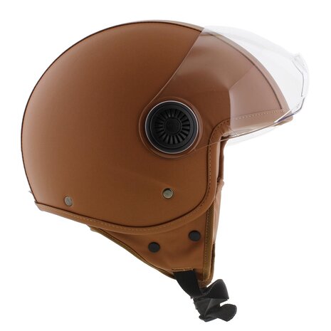 Vito Jet helm leer bruin Amsterdam