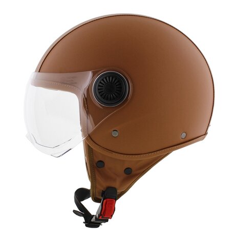 Vito Jet helm leer bruin Amsterdam