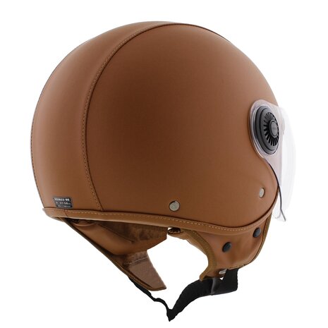 Vito Jet helm leer bruin Amsterdam