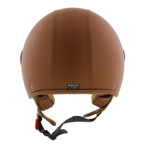 Vito Jet helm leer bruin Amsterdam