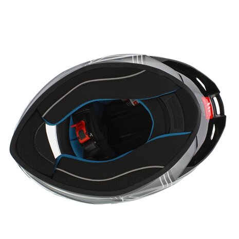 MT Stinger 2 integraalhelm Tron glans zwart grijs